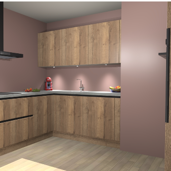 Chocolade Eiken greeploze keuken Noorwegen 45153