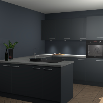 Onyxgrijze keuken Rosario 66759