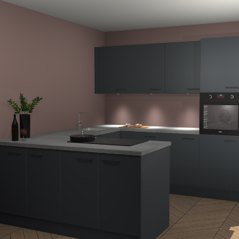 Onyxgrijze keuken Rosario 66764