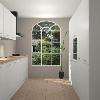 Zijdegrijze keuken Dawei 90395