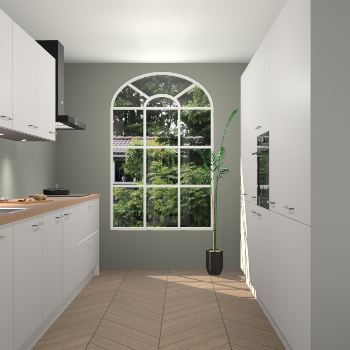 Zijdegrijze keuken Dawei 90396