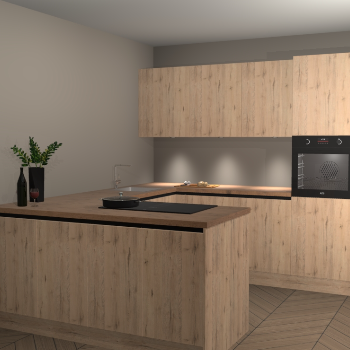 Madera Natuur greeploze keuken Rosario 66902