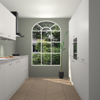 Zijdegrijze keuken Dawei 90423