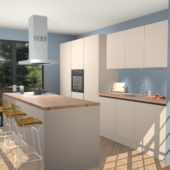 Kasjmier greeploze keuken Straatsburg 48091