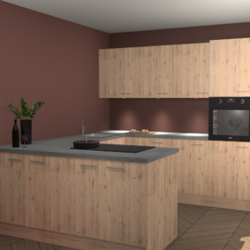 Madera Natuur keuken Rosario 66926