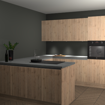 Madera Natuur greeploze keuken Rosario 66927