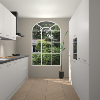 Zijdegrijze keuken Dawei 90428