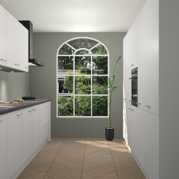 Zijdegrijze keuken Dawei 90429