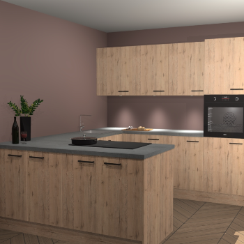 Madera Natuur keuken Rosario 66929