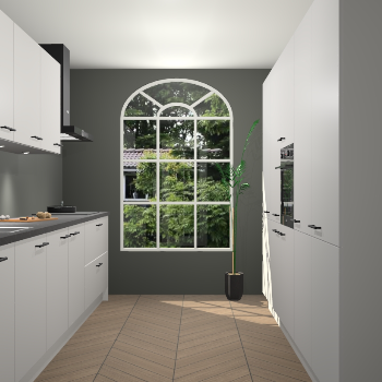 Zijdegrijze keuken Dawei 90431