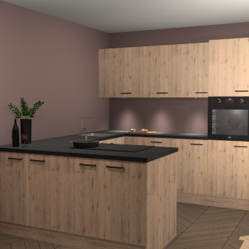 Madera Natuur keuken Rosario 66979