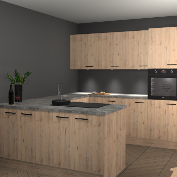 Madera Natuur keuken Rosario 67005