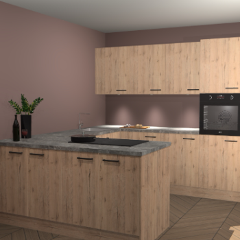 Madera Natuur keuken Rosario 67006