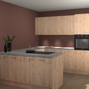 Madera Natuur keuken Rosario 67018