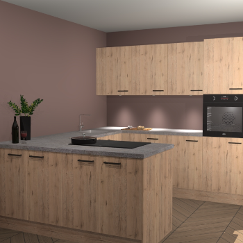 Madera Natuur keuken Rosario 67022