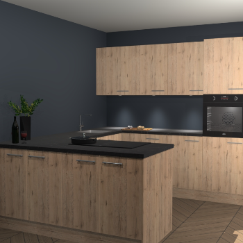 Madera Natuur keuken Rosario 67062