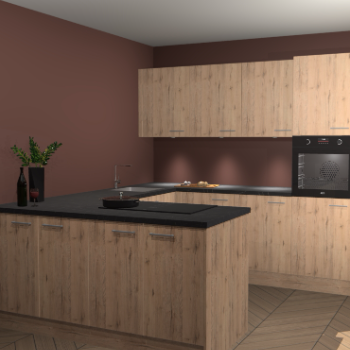 Madera Natuur keuken Rosario 67063