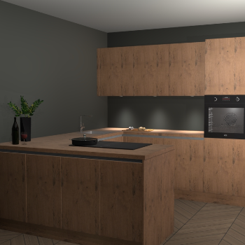 Astoria Eiken greeploze keuken Rosario 67103