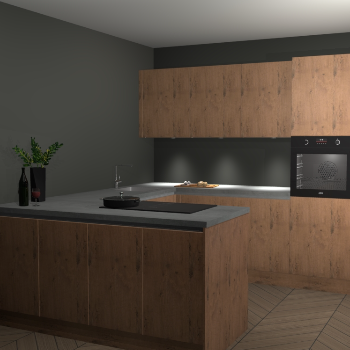 Astoria Eiken greeploze keuken Rosario 67165