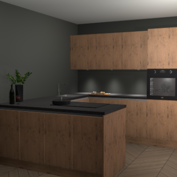 Astoria Eiken greeploze keuken Rosario 67213