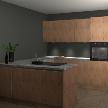 Astoria Eiken greeploze keuken Rosario 67226