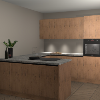 Astoria Eiken greeploze keuken Rosario 67229