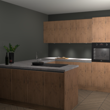 Astoria Eiken greeploze keuken Rosario 67251