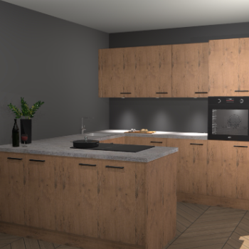 Astoria Eiken keuken Rosario 67253