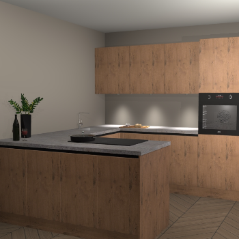 Astoria Eiken greeploze keuken Rosario 67256