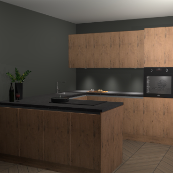 Astoria Eiken greeploze keuken Rosario 67266