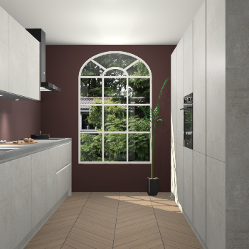 Beton Opaal greeploze keuken Dawei 90534