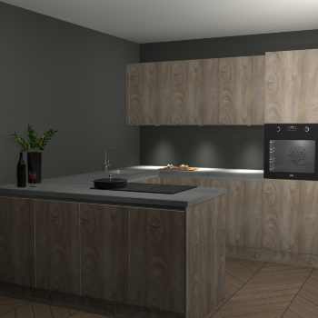 Cantaro Eiken greeploze keuken Rosario 67366