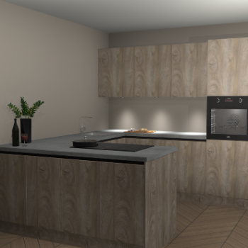 Cantaro Eiken greeploze keuken Rosario 67369