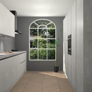 Beton Opaal greeploze keuken Dawei 90580