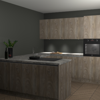 Cantaro Eiken greeploze keuken Rosario 67428