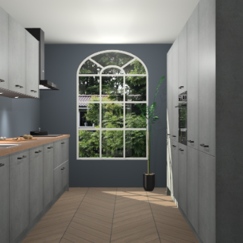 Beton Parelgrijs keuken Dawei 90591