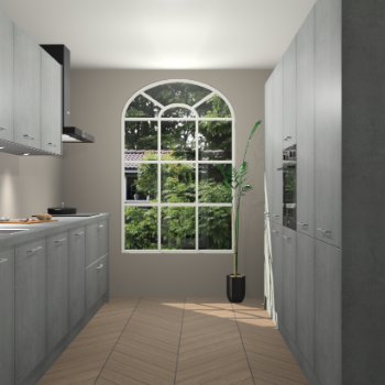 Beton Parelgrijs keuken Dawei 90593