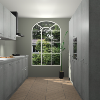 Beton Parelgrijs keuken Dawei 90594