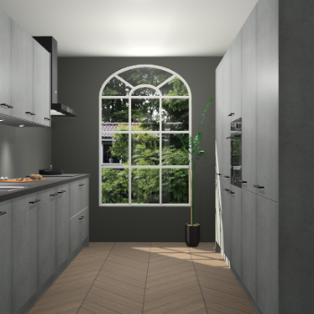 Beton Parelgrijs keuken Dawei 90603