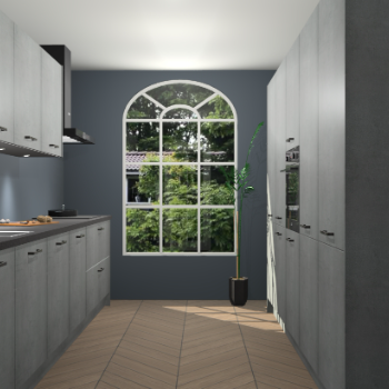 Beton Parelgrijs keuken Dawei 90604