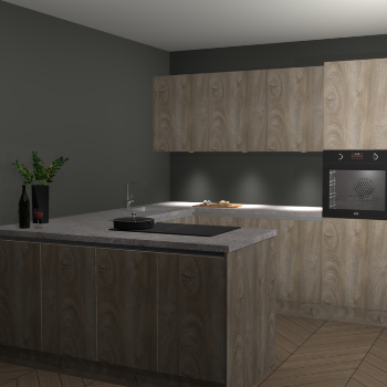 Cantaro Eiken greeploze keuken Rosario 67491