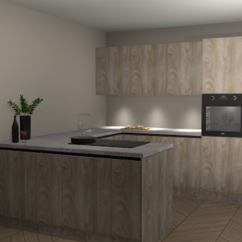 Cantaro Eiken greeploze keuken Rosario 67495