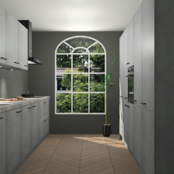 Beton Parelgrijs keuken Dawei 90610