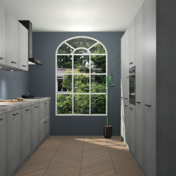 Beton Parelgrijs keuken Dawei 90611