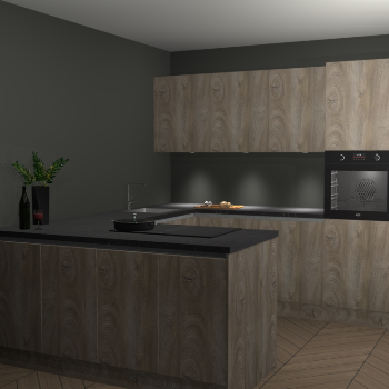 Cantaro Eiken greeploze keuken Rosario 67521