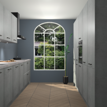 Beton Parelgrijs keuken Dawei 90618