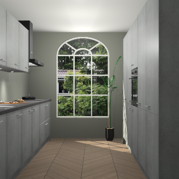 Beton Parelgrijs keuken Dawei 90621