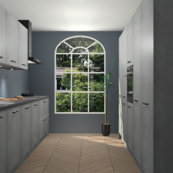 Beton Parelgrijs keuken Dawei 90624