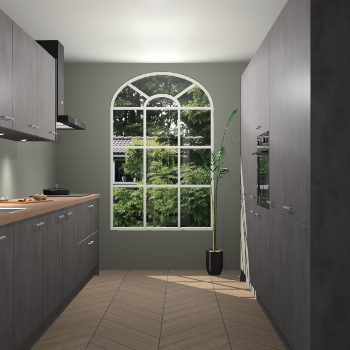 Beton Antraciet keuken Dawei 90628