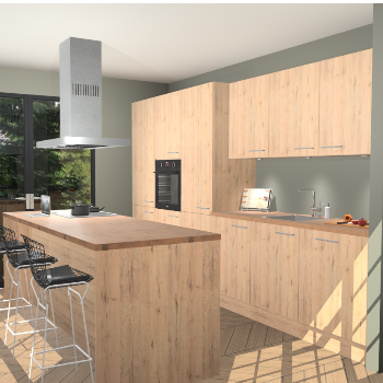 Madera Natuur keuken Straatsburg 48408